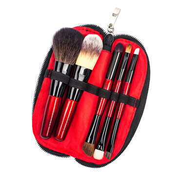 

〖Follure〗5Pcs Makeup Brush Set Cosmetic Tool Powder Cheek Eyeshadow Eyeliner Brow