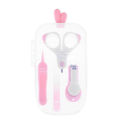 

4pcsSet Cute Mini Finger Toe Clipper Scissors Practical Nail Care Kits