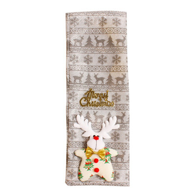 

New Hot Christmas Decoration Bottle Set Santa Claus Wine Bag