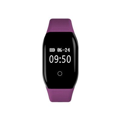 

066" OLED Water-Proof BT40 Smart Wrist Band Touch Screen Smart Bracelet Fitness Tracker Heart Rate Pedometer Sleep Monitor for I