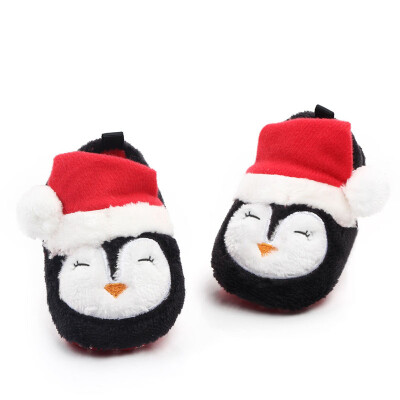 

2019 Brand Toddler Newborn Baby Crawling Shoes Boy Girl Lamb Slippers Prewalker Trainers Fur Winter First Walker Christmas