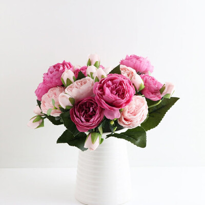 

〖Follure〗Korean Style Small Bunch Of Roses Artificial Fower Fake Flowers Home Wedding