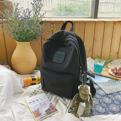 

Ins style bf schoolbag female Korean version of high school students in ancient times simple hundred build Japanese backpack doubl