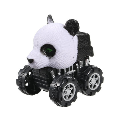 

Childrens Day Gift Boys Collectible Cute Animal Model Dinosaur Panda Vehicle Mini Elephant Bear Toy Truck Tiger Pull Back Car