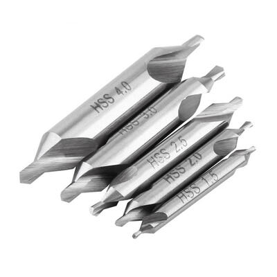 

Greensen 5pcs High Speed Steel Center Drill Bits Set 60 Degree Angle 1522534mm