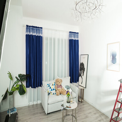 

Toponeto Leaves Curtain Tulle Window Treatment Voile Drape Valance 1 Panel Fabric
