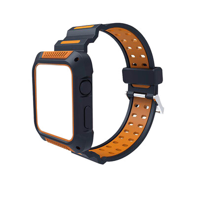 

〖Follure〗Double Color Sports Silicone Bracelet Strap Band For Apple Watch 123 42mm