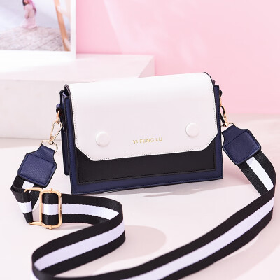 

In summer the new womens fashion Korean version ins100 fashion broadband womens single shoulder oblique satchel