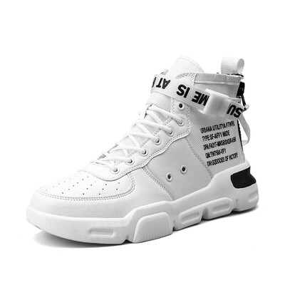 

High-top shoes mens shoes shoes mens tide shoes mesh sports white shoes