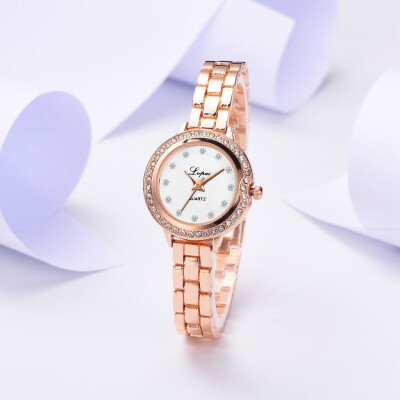 

RM Lvpai Fashion Small And Exquisite Dial Simple Alloy Strap Ladies Bracelet Watch