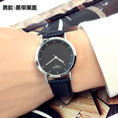 

Fashion casual Korean female students waterproof simple trend belt men&women quartz watch couple watches