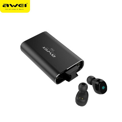 

AWEI T85 TWS Wireless Earbuds Headphones Mini Earphone HIFI Stereo In-ear Sports Earphones Noise Reduction with Microphone with 18