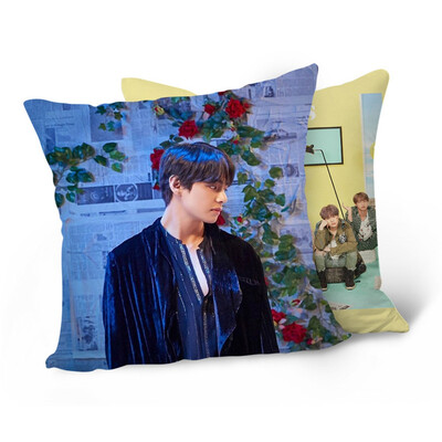 

Kpop BTS Bangtan Boys LOVE YOURSELF Answer Pillow Case Car Sofa Cushion Cover