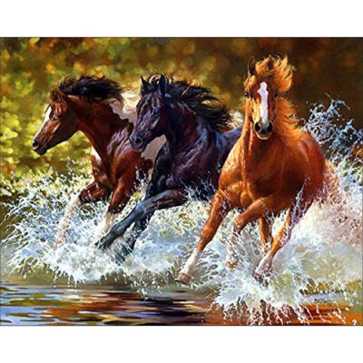 

5D DIY Full Drill Diamond Painting Horse Cross Stitch Embroidery Mosaic Kit