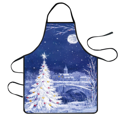 

Siaonvr Christmas Decoration Waterproof Apron Kitchen Aprons Dinner Party Apron