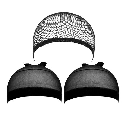 

Gobestart 3 Pc Wig Caps Elastic Stocking Wig Liner Cap Nylon Stretch Mesh Nylon Caps Mesh