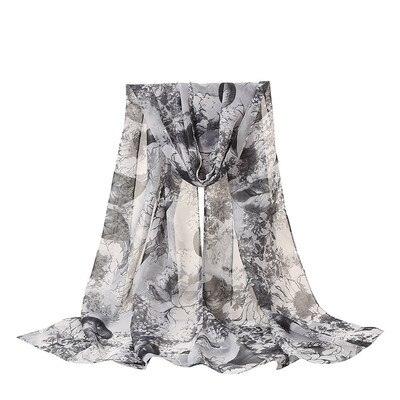 

Gobestart Fashion Women Flower Printing Long Soft Wrap Scarf Shawl Scarves
