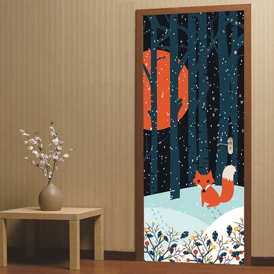 

Toponeto Door Sticker Decorative Painting BedroomLiving room TV Wall Decoration Wall Stic