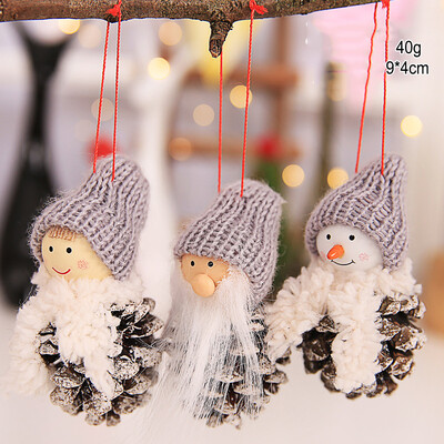 

3X Santa Claus Christmas Doll New Year Christmas Tree Hanging Decor Home Party
