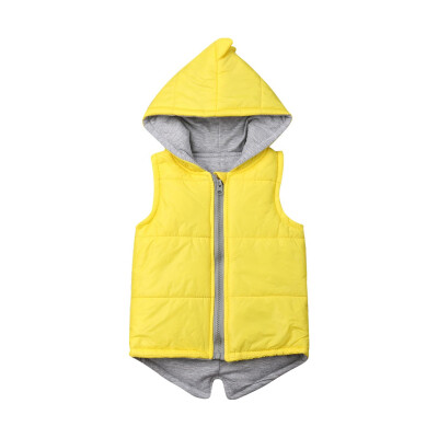 

UK Princess Kids Baby Girl Cotton-padded Jacket Waistcoat Coat Outwear Clothes