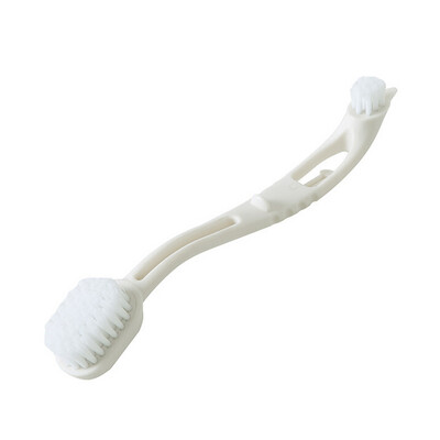 

〖Follure〗Double Head Long Plastic Handle Shoes Wash Brush Cleaner Sneakers Cleaning