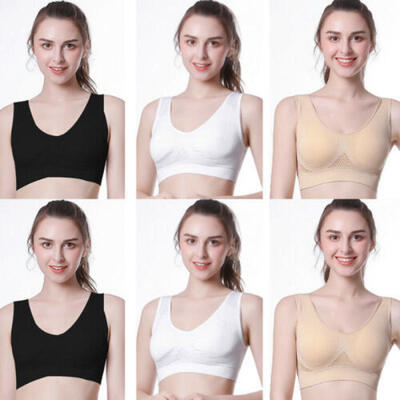

Ladies Seamless Padded Sports Bra Yoga Womens Underwear Yoga Running Sports Bra
