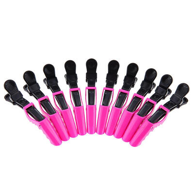 

10pcs Double Colors Hairpins Salons Duckbill Partition Clip Hair Care Tool
