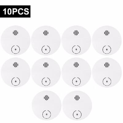 

Wireless Smoke Detector Photoelectric Fire Alarm Battery-Powered Light Sound Warning Fire Safety for Home Hotel School