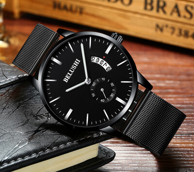 

Watch male high school students mens watch sports Korean version of simple quartz watch waterproof trend automatic mechanical wat
