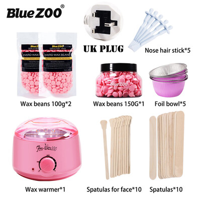 

〖Follure〗Wax Warmer Heater Pot Hair Remove Machine Kit Wax Beans Removal Stick Bowls Set