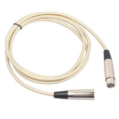 

Microphone Audio Cable 3Pin XLR Male to Female Extension Aux Cable Gold