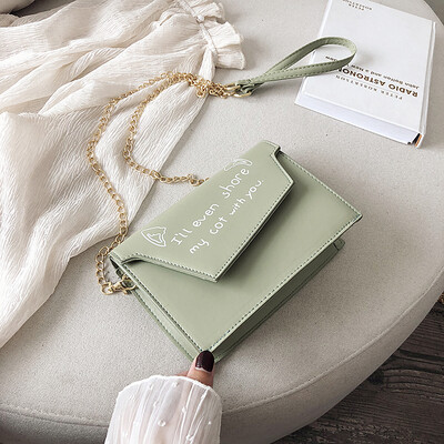 

Summer small bag wild female bag new 2019 net red small bag texture slung chain single shoulder bag female ins tide