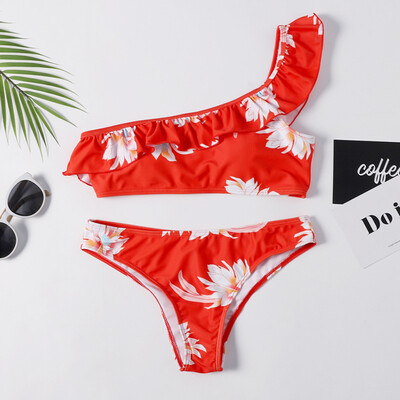 

Roseonmyhand Women Print Push-Up Padded Bra Beach Bikini Set Swimsuit Beachwear Swimwear