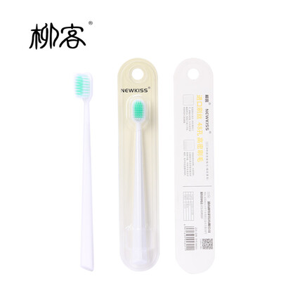 

Liu Ke wide head toothbrush adult toothbrush big head soft hair ordinary guard type color random 1 stick