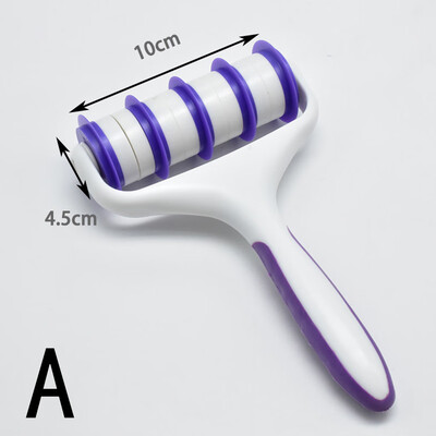 

Toponeto Cake Fondant Strip Ribbon Cutter Embosser Roller Cake Pattern Decorating Tool