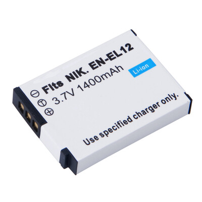 

1400mAh EN-EL12 Li-ion Battery for Nikon CoolPix S8000 S610 S620 S70 S9100 S1100