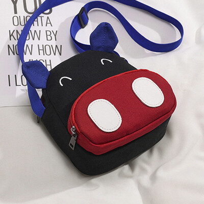

Summer new female 2019 new fashion cute girl student cartoon canvas shoulder Messenger bag