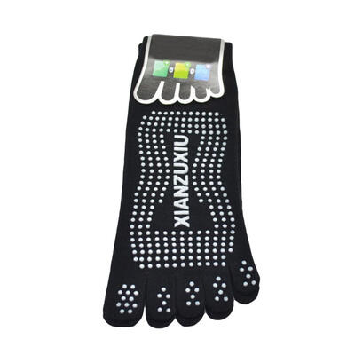 

Mens Casual Comfortable Five Fingers Toes Sports Soft Cotton Boat Socks