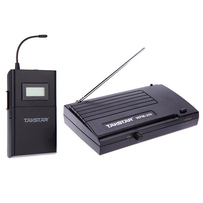 

Takstar WPM-200 UHF Wireless Monitor System 50m Transmission Distance In-Ear Stereo Headphones Headset Transmitter Receiver LCD 6