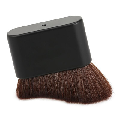 

Salon Neck Hair Cleaning Brush with Plastic Handle Makeup Hair Grooming Shaving Sweeping Brush Tool