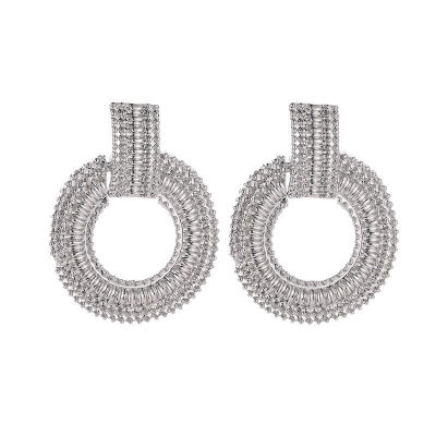 

New Earrings Women Wild Metal Wild Metal Circle Temperament Geometric Not Inlaid Jewelry Earrings aretes de mujer oorbellen