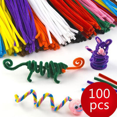 

New 100pcs Montessories Material Chenille Children Educational Toy Crafts DIY