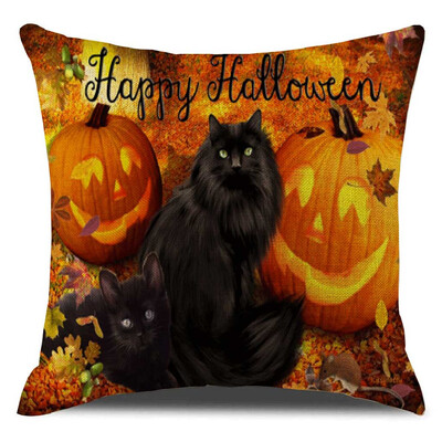 

〖Follure〗Halloween Pumpkin Pillow Cover Pillowcases Decorative Sofa Cushion Cover