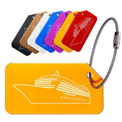 

〖Follure〗Luggage Tags for Travel Suitcase Durable Aluminium Aeroplane Design Multicolour
