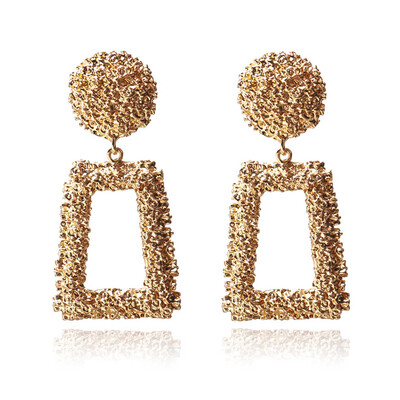 

good quality wholesale women statement earring fashion geometric metal Earrings for women jewelry earring