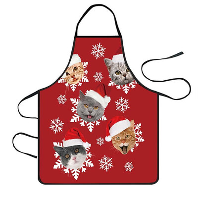 

Siaonvr Christmas Decoration Waterproof Apron Kitchen Aprons Dinner Party Apron