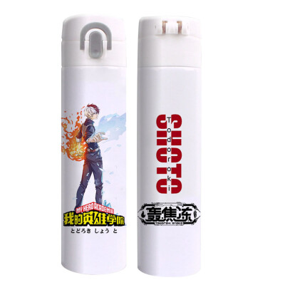 

CAR-TOBBY Anime My Hero Academia 400ml Thermos Vacuum Cup Water Bottle Mug Cup Mug Super Useful Gift