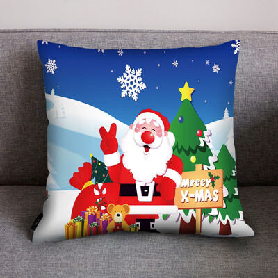 

Tailored Print Pillow Case Polyester Sofa Car Cushion Cover Home Decor