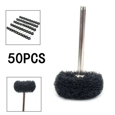 

50 Pcs 320 Grit 1 Abrasive Wheel Buffing Polishing Wheel For Rotary Tool 25mm