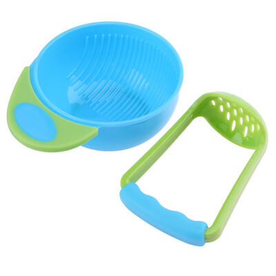 

Infant Newborn Baby Feeding Fruit Food Homemade Grinding Bowl Rod